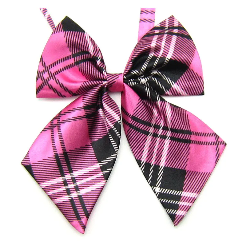 Fashion JK uniform collar butterfly cravat collar flower male and female unisex students campus lattice bow tie