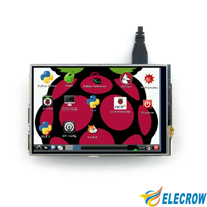 Elecrow 4 дюймов Дисплей Raspberry Pi Сенсорный экран ЖК-дисплей TFT HD 480X320 Spi Интерфейс монитор для Raspberry Pi A+ B+/2B 3B