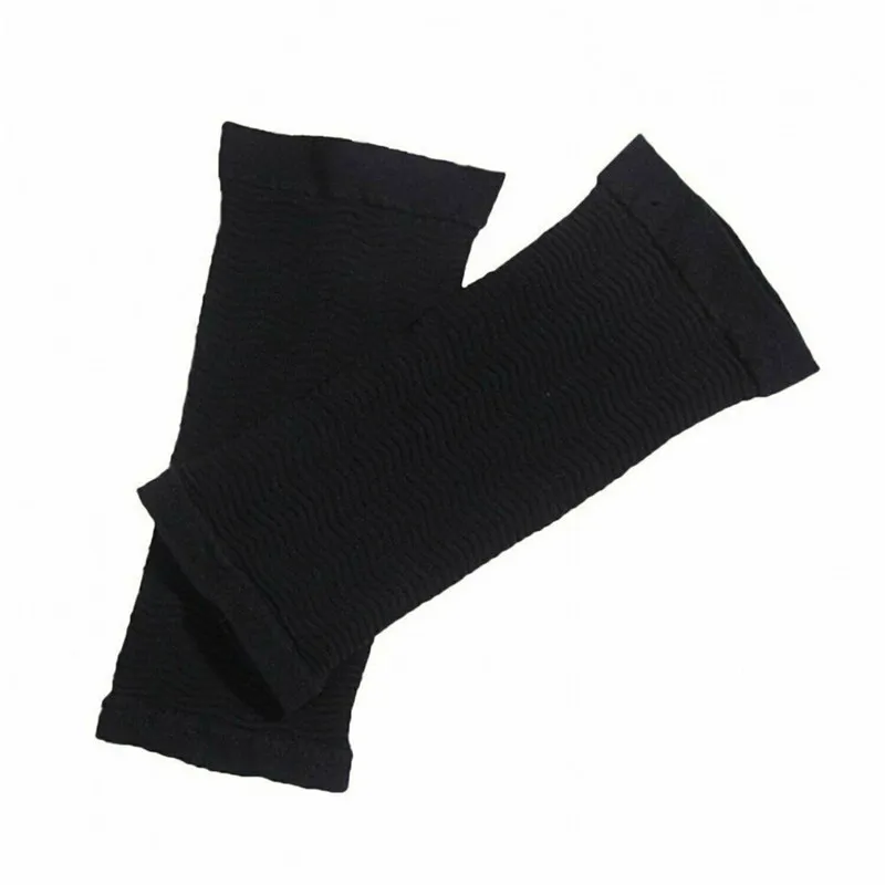 black 1 пара утягивающая, компрессионная форма руки r пояс для похудения помогает тонизировать форму верхней части рук рукав форма массажа для женщин J#29 - Цвет: black