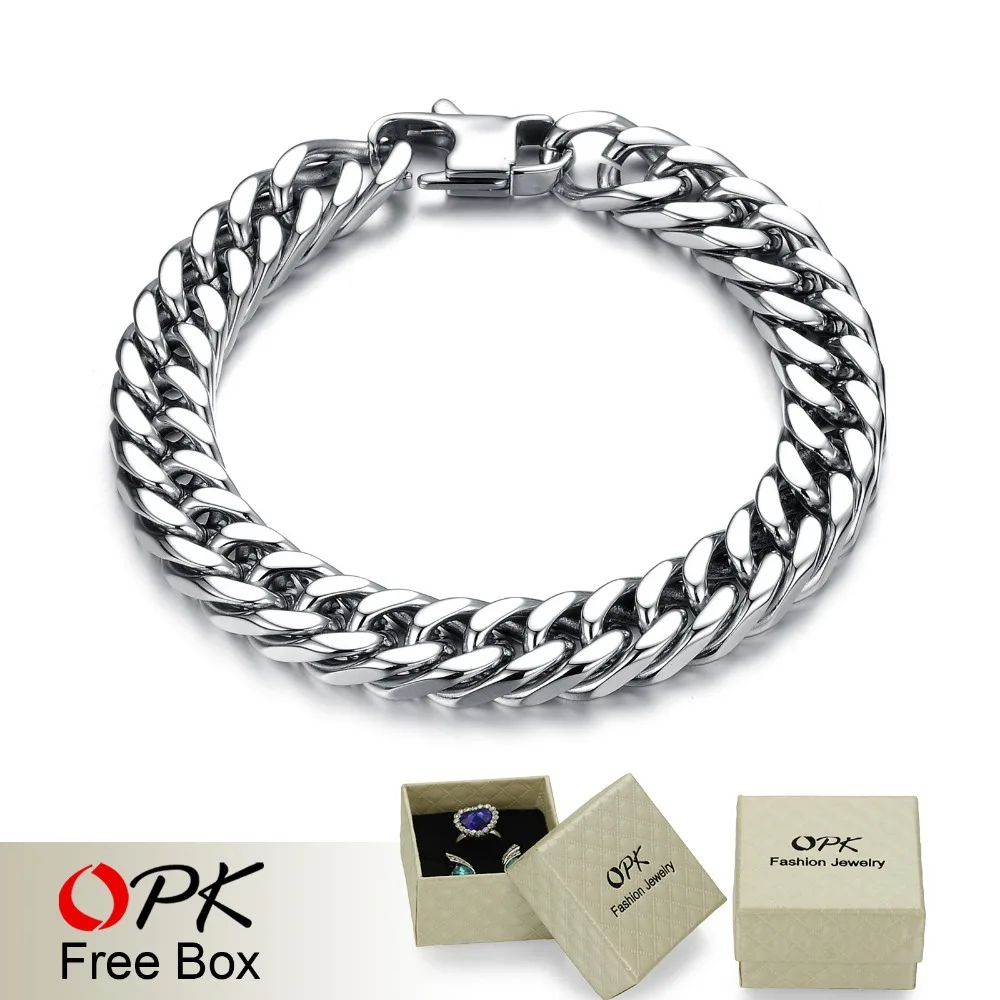 OPK Jewelry Stainless Steel You are My only Love Link Chain Bracelet for Men/Women,A Pair OPK Jewelry Stainless Steel You are My only Love Link Chain Bracelet for Men/Women,A Pair