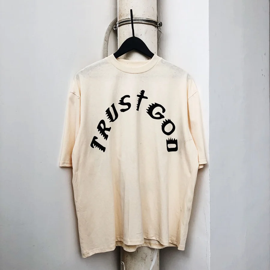 

2019 Kanye Sunday Service Holy Spirit CPFM T Shirt Men Women 1:1 High Quality Summer Style T-shirts Top Tees