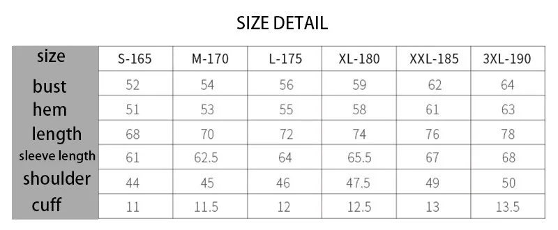 MEN SIZE