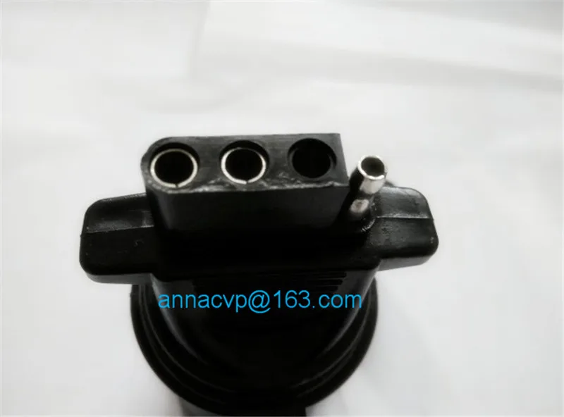 trailer plug adapter adaptor 7 way round RV blade style to 4 way flat adapter 6