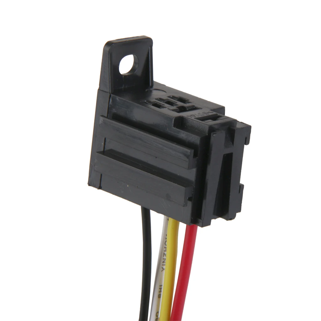 1 Piece Waterproof Automotive Relay Car Auto Vehicle 12V 12 Volt DC 30A AMP Relay Harness Socket 4Pin 4 Wires
