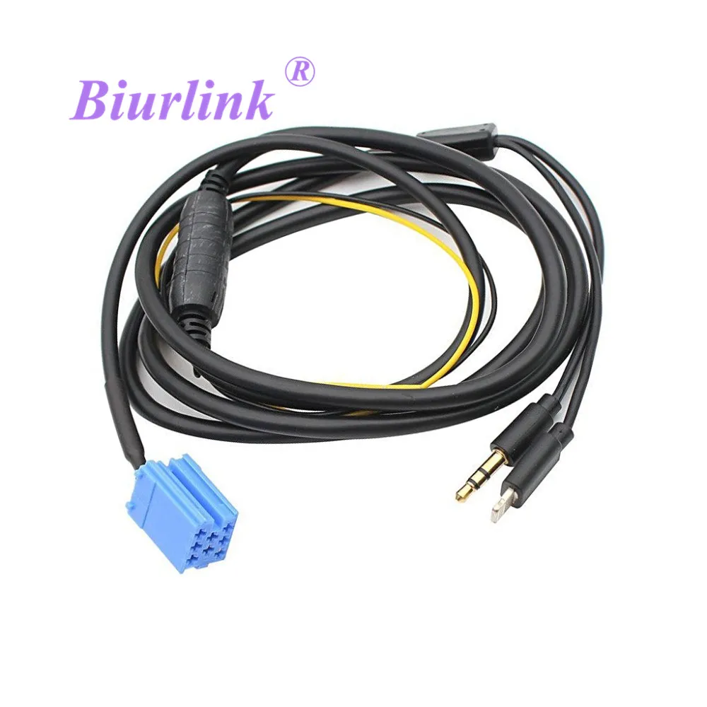 Biurlink Aux кабель Mini ISO 8 контактный порт Разъем для Bla punkt радио iPhone 5 6 6S|mini iso|connector isomini
