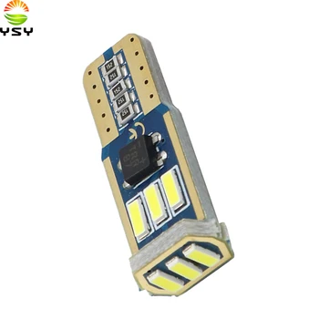 

YSY 500X NEW T10 W5W LED Canbus Light White No Error 4014 9 SMD Bulbs Car Wedge Lamp Turn Signal Light License Plate Lamp White