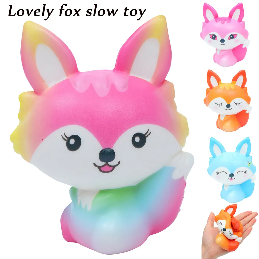 

1PCS Squeeze Exquisite Lovely Fox Toys antistress Scented Slow Rising Decompression Toys Gift for children scuishies blandos