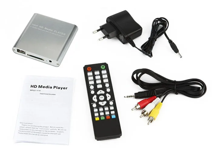 Binmer 1080 P мини HDD Media Player MKV/H.264/rmvb HD с хостом USB/SD Card Reader JA08 Прямая доставка