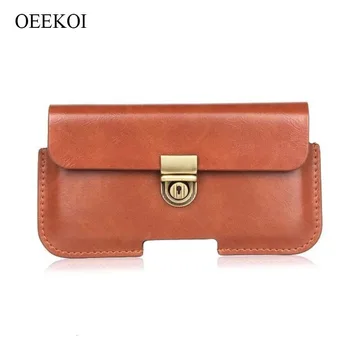 

OEEKOI PU Leather Belt Clip Pouch Cover Case for Prestigio Wize O3/Wize F3/Grace X3/Muze A3/Grace X5/Wize A3