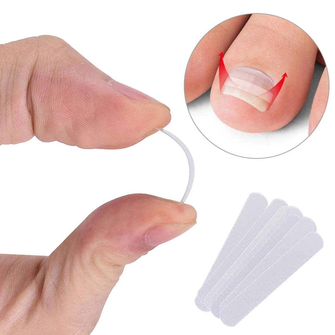 

Elastic Patch Corrector Foot Care Treatment Pedicure Ingrown Toe Nail Correction Sticker Patch Paronychia Corrector File