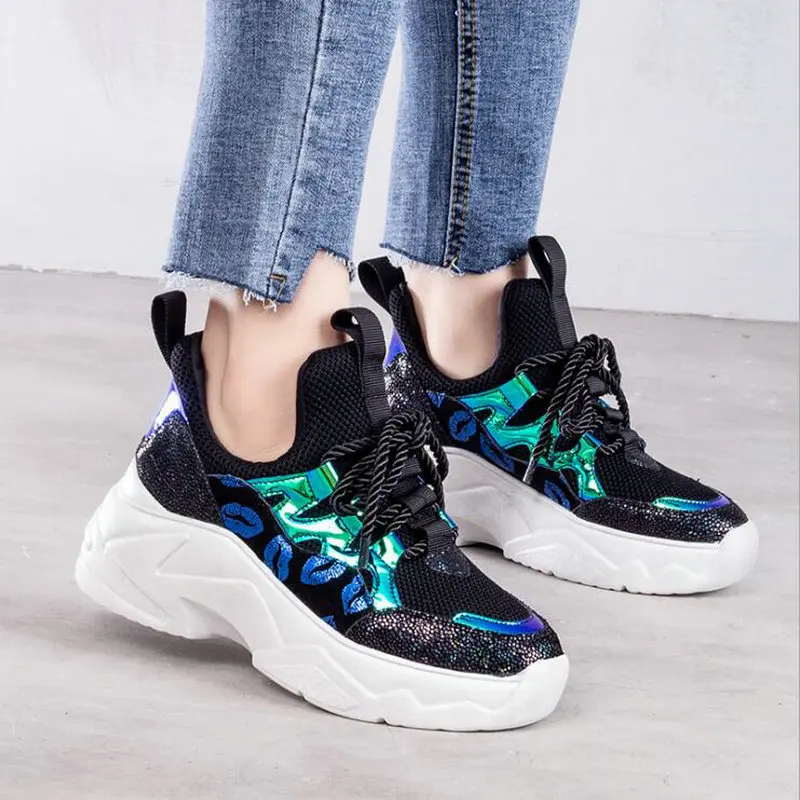 

2019 new Women Running Shoes Ladies Breathable Mesh Sneakers Wearable Super Cool Shoes Outdoor Sport Running Shoes C31-41