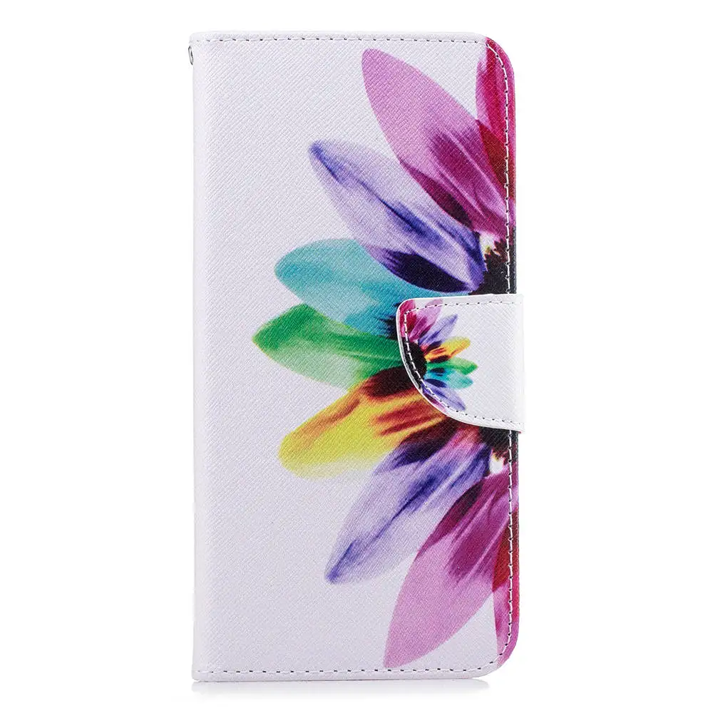 Книга Флип PU Кожаные чехлы для SAMSUNG Galaxy J4 + плюс кино Стенд Чехлы бумажников J4Plus 2018