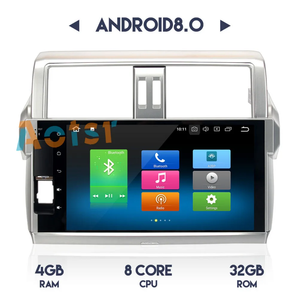 Best top quality 9"Android 8.0 Car GPS DVD Player for Toyota new Prado 150 2014 2015 with 4G+32G Octa Core Stereo Multimedia NAVI 1 Best top quality 9"Android 8.0 Car GPS DVD Player for Toyota new Prado 150 2014 2015 with 4G+32G Octa Core Stereo Multimedia NAVI 1