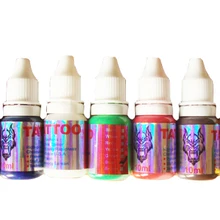 7 шт. принадлежности набор чернил для тату татуировки набор краски 10 мл пигменты для перманентного макияжа