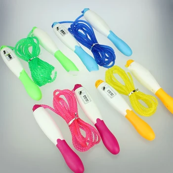

Adjustable Lightweight Skipping Rope for Kids Toys Jump Ropes with Counter and Comfortable Handles Random Colors M