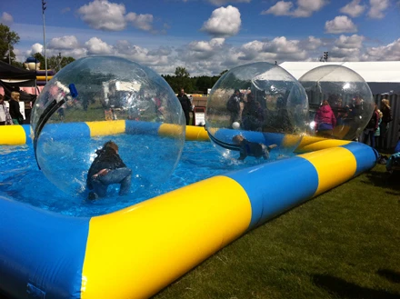 

6x8 meters inflatable aqua pool playground