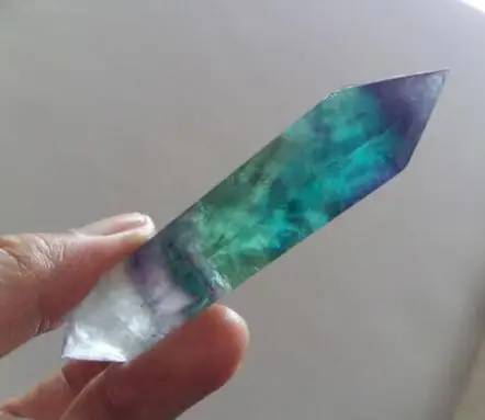 70 г натуральный флюорит кварц кристалл палочка точечное Исцеление|healing point|healing