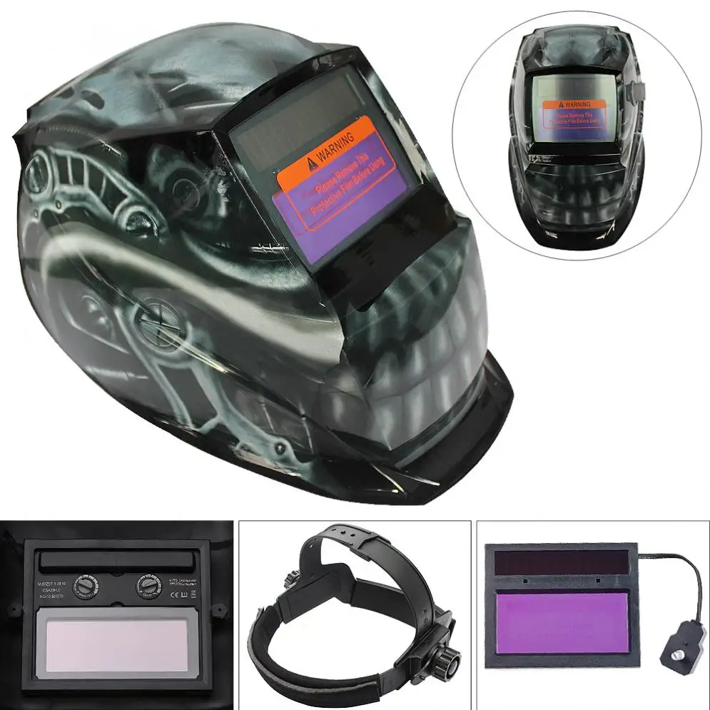 

WS-9000 Strange Shape Adjust Solar Auto Darkening TIG MIG Grinding Welding Helmets / Face Mask / Electric Welding Mask /Weld Cap
