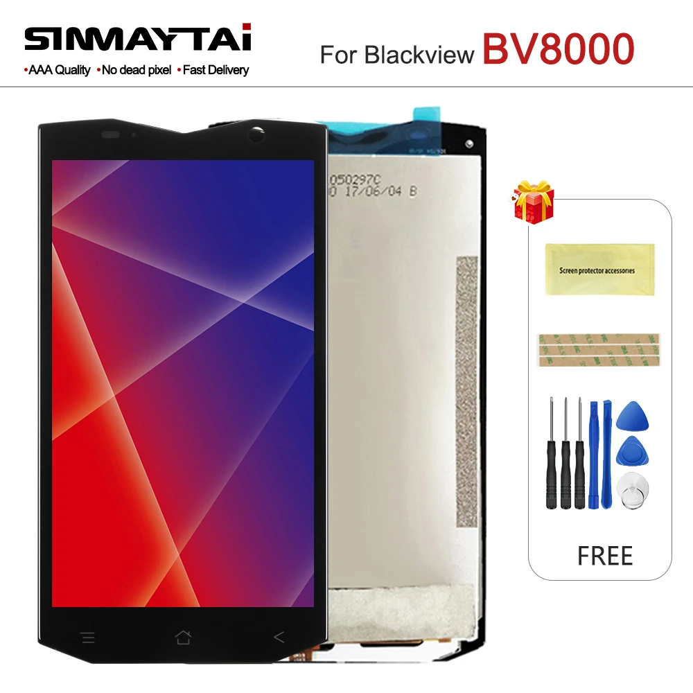Sinmaytai BV8000 LCD для Blackview Pro дисплей + сенсорный экран с рамкой дигитайзер сборка