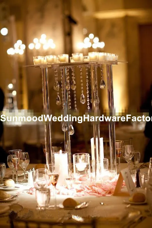 

New style ! Round crystal bead vases for hotels event decor & wedding decoration