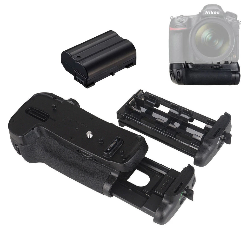 Jintu Vertical Battery Grip Pack Hand Holder Shutter For Nikon D850 Camera  +1x Decode En-el15 2250mah Battery Set As Mb-d18 - Battery Grip - AliExpress