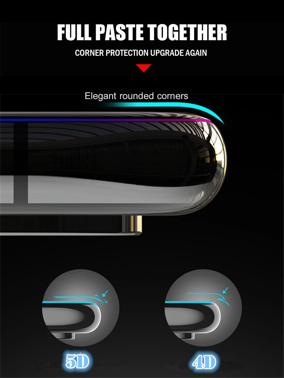 5D Tempered Glass for Huawei Nova 3 3i Screen Protector Y9 Y6 2018 P Smart Glass for Huawei Nova 3i P10 Mate 10 9 P20 Lite Pro (3)