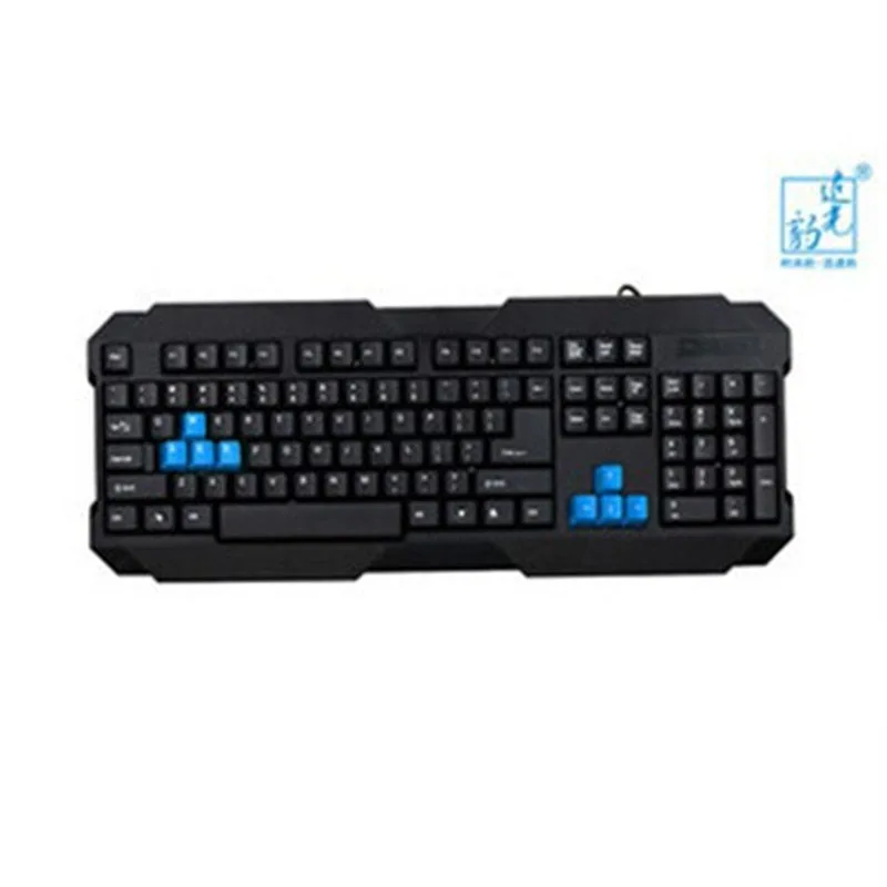 

Ergonomic USB Wired Gaming Keyboard Colorful Manufacturer Direct Genuine Cable USB Game