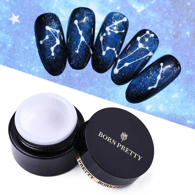 

BORN PRETTY 5ML Creative Nail Art UV Gel Wire Drawing Elasticity Point Line Gel Polish Manicure Gel Lacquer