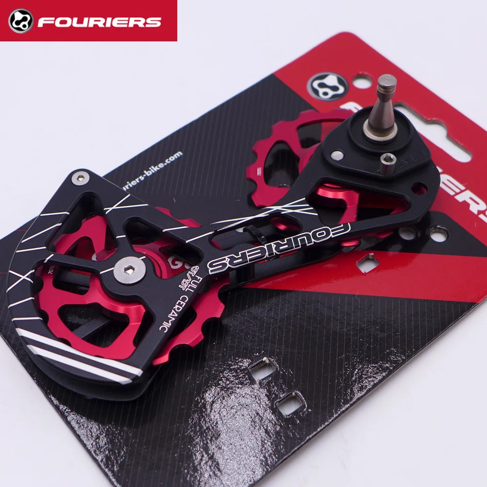 Sistema de aleación de FOURIERS OSPW para SRAM Red/Force/competitive/e-tap bicicleta de carretera transmisión trasera de gran tamaño rodamiento de cerámica con rueda de polea Sistema de aleación de FOURIERS OSPW para SRAM Red/Force/competitive/e-tap bicicleta de carretera transmisión trasera de gran tamaño rodamiento de cerámica con rueda de polea