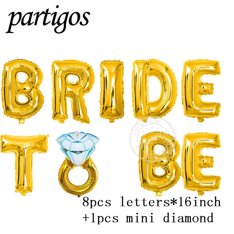 16inch-Gold-Silver-Bride-to-be-Letter-Foil-Balloons-Diamond-Ring-Balloon-For-Wedding-Bridal-shower (3)