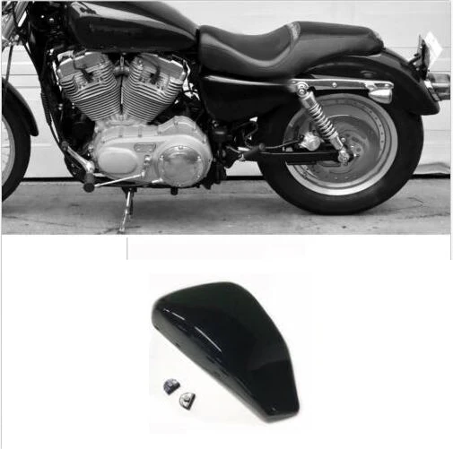 Gloss Side Oil Tank Battery cover covers Left Side Guard for Harley