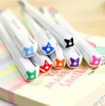 

8 pcs/lot Candy Color Gel Pen Cute Pens Canetas Material Escolar Stationery Papelaria School Office Supplies