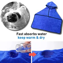 Банный халат из микрофибры для собак и кошек, быстросохнущее одеяло для ухода за животными, 899