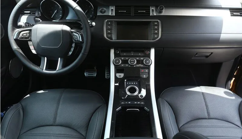 Углеродное волокно ABS пластик для Land Rover Range Rover Evoque 12-17 центральная консоль Шестерня декоративная накладка новейшая