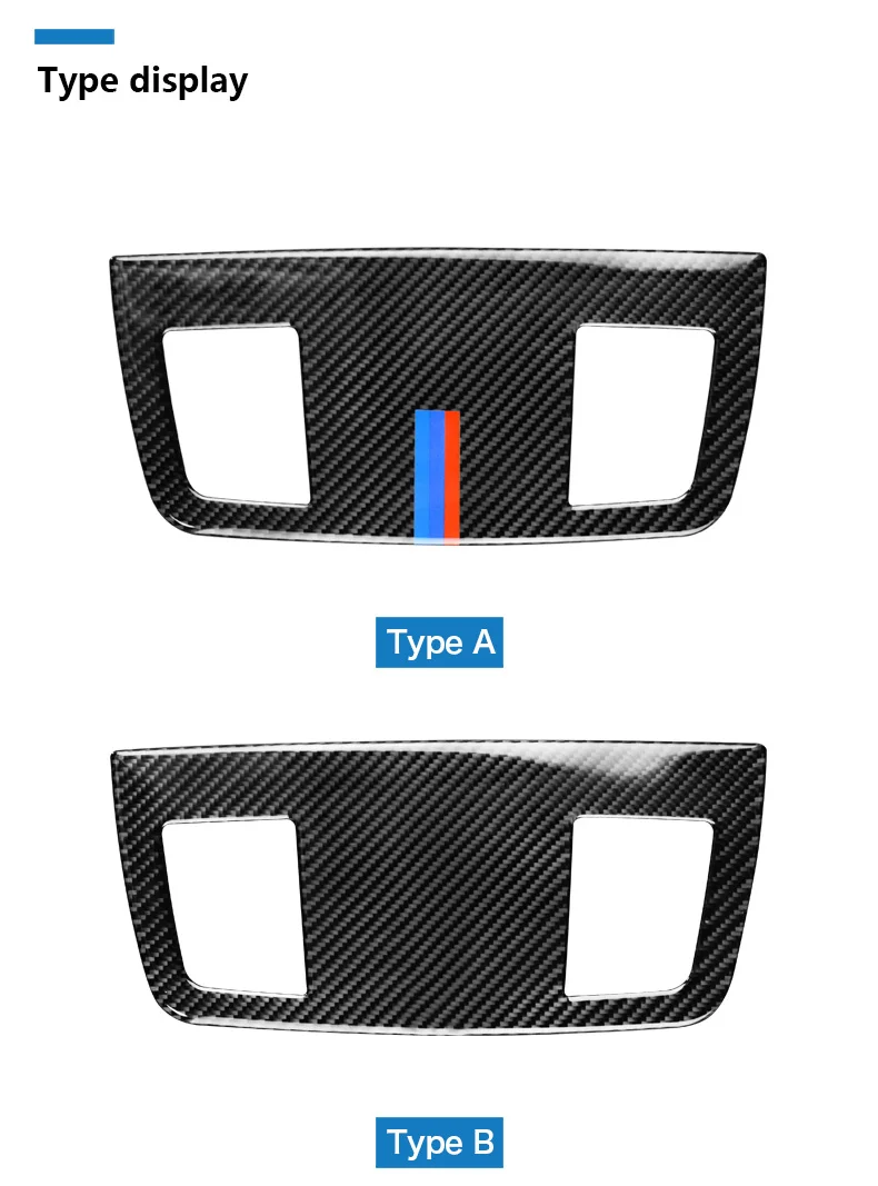 BMW E90 3 Series Accessories Car Interior Carbon Fiber Dashboard Air Conditioning Outlet Vent Cover Trim Decoration (2)
