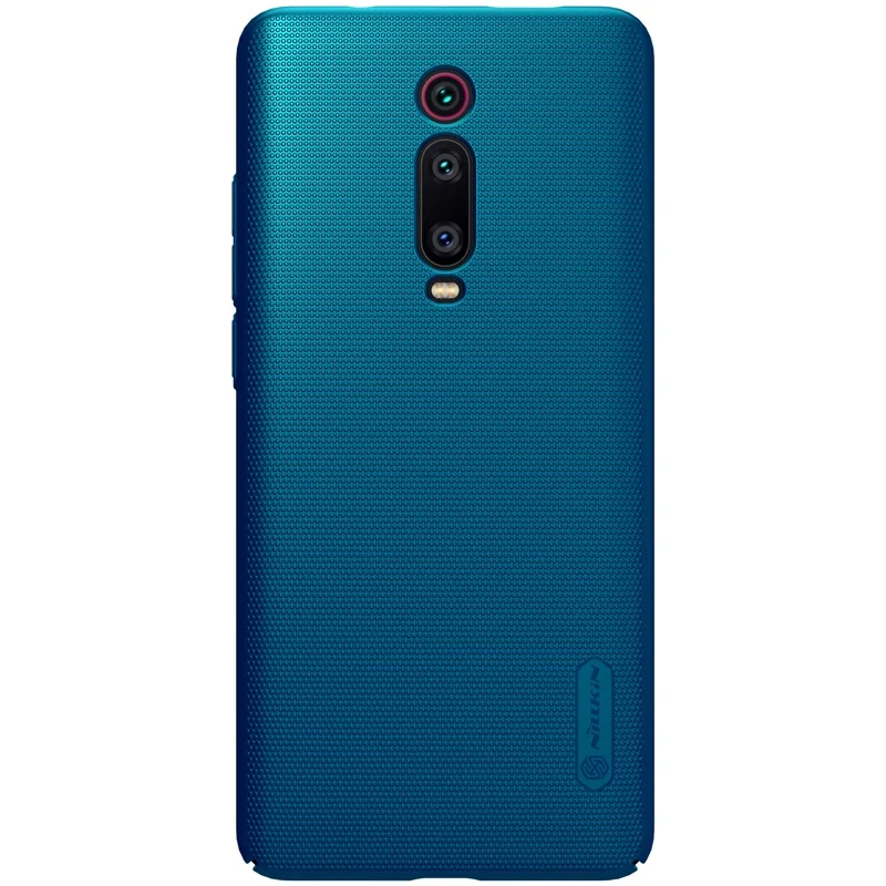 NILLKIN Shiled чехол для Xiaomi Redmi K20 матовый Противоскользящий бампер чехол для Xiaomi Redmi K20 PRO матовый жесткий чехол - Цвет: Peacock Blue