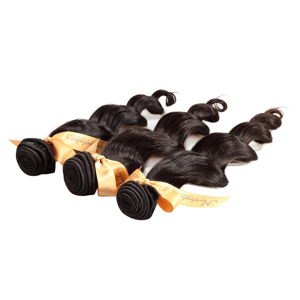 Бразильский пучки волос плетение свободная волна человеческих Инструменты для завивки волос Расширения Mocha Hair продуктов 1 шт. натуральный