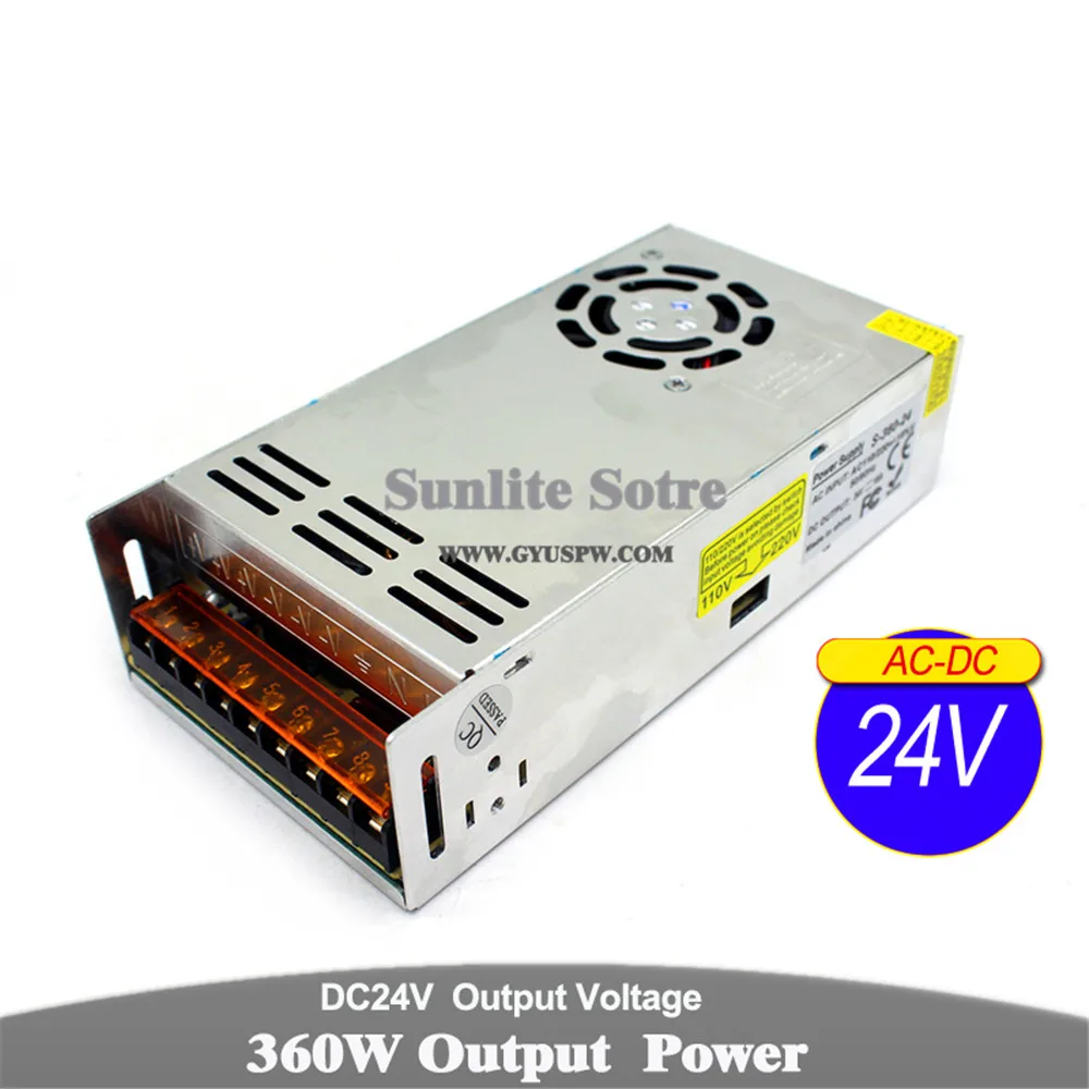 24V360W