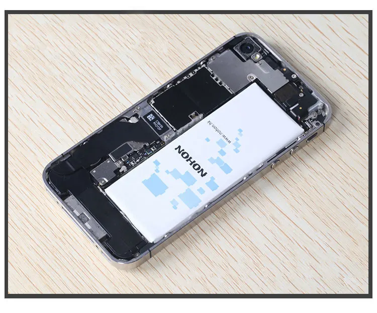 NOHON Батарея для Apple Iphone 4 4G 4S 5 5G 5S 5C 8 8G iPhone8 iPhone5 iPhone4 аккумулятор натуральной Ёмкость литий-ионная внутренняя Батарея бесплатный инструмент Розничная Упаковка