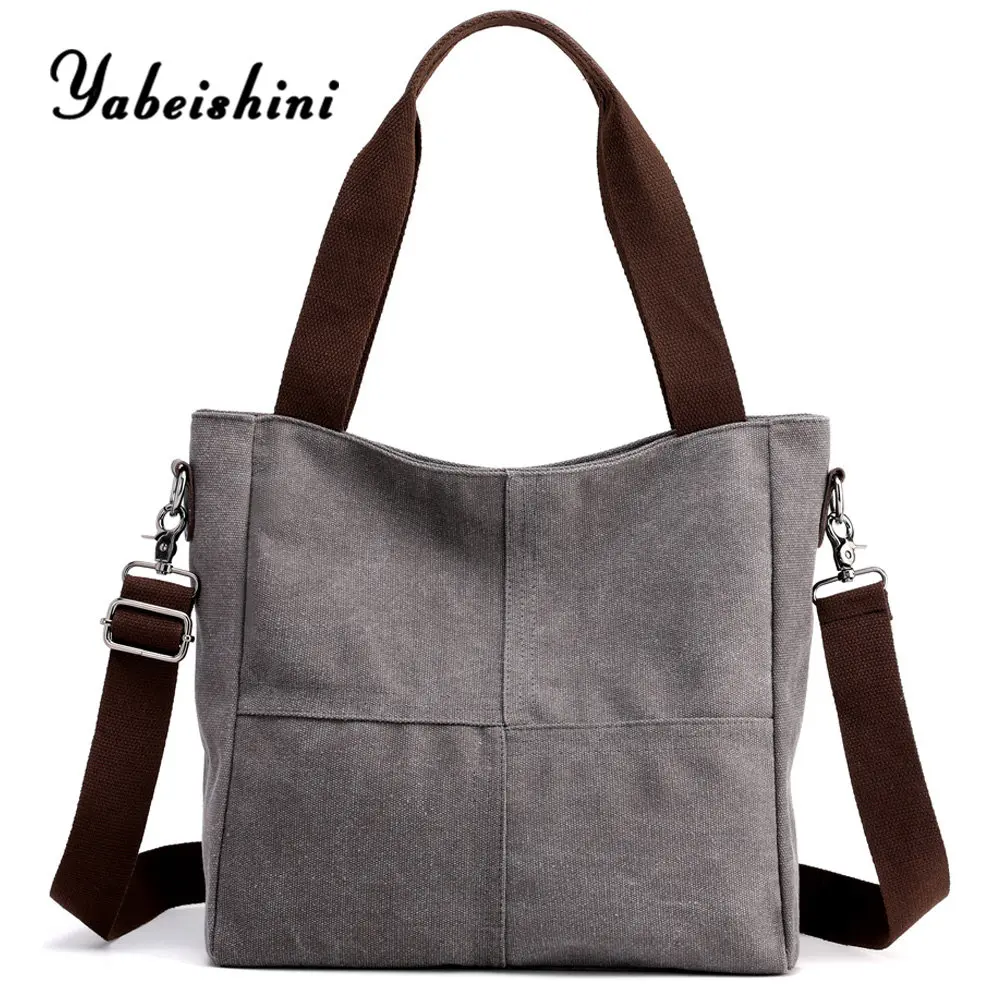 

Canvas crossbody bags for women bags bolsos mujer de marca famosa 2019 Handbag bags over shoulder Women's eco Shopping Bag Tote