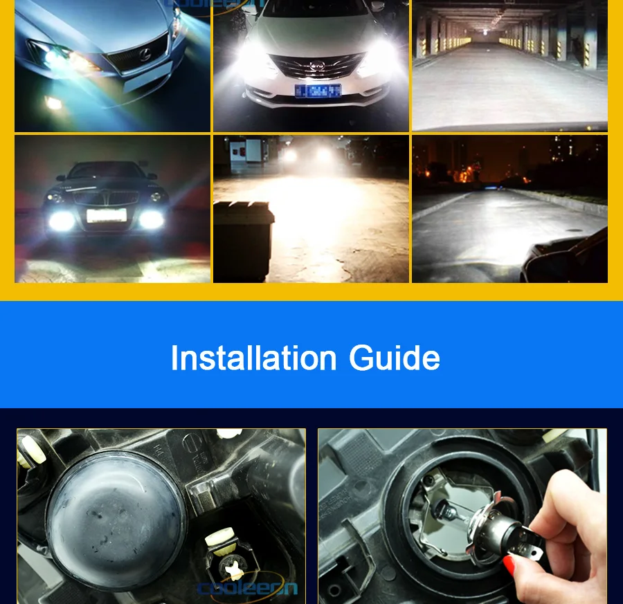 LED car headlight lamp bulb headlamp lighting (17)