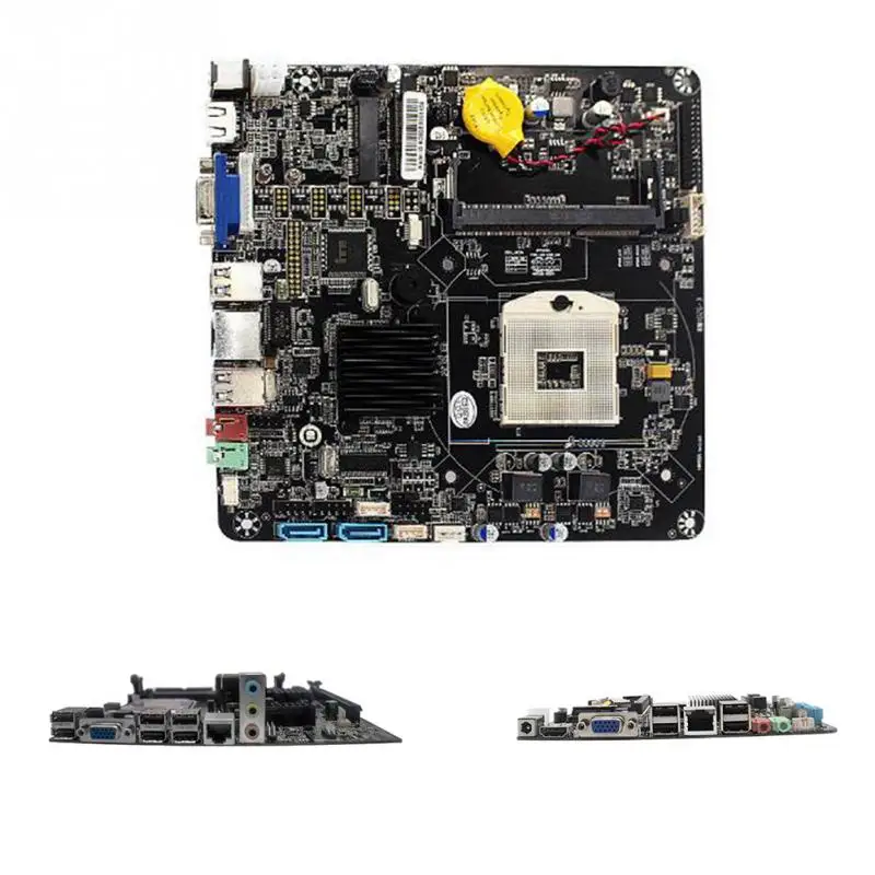

Mainboard SATA Office Computer Accessories HTPC Motherboard HM55 Chipset M.2 SSD Advertising Machine Mini Wide Use For I5 PGA988