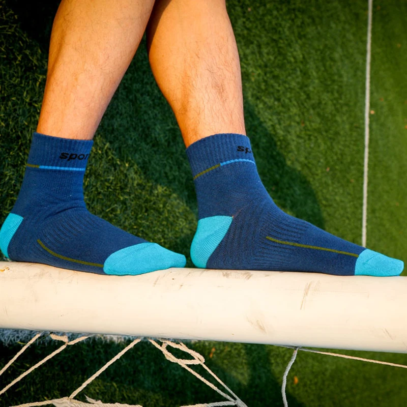 Модные профессиональные мужские носки COOLMAX из толстого хлопка, высокое качество, мужские носки, термальные носки для ног, носки унисекс, 5 видов цветов