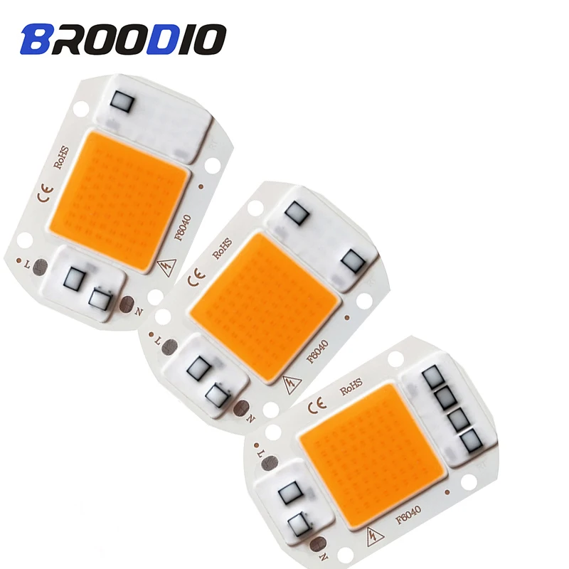 

LED Lamp Chip Bulb Lights COB LED Grow Light Bulbs AC 110V 220V Full Spectrum 20W 30W 50W For Indoor Plant Seedling Grow LED DIY