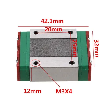 

1pc Brand New MGN15C Linear Rail Block For MGN15 Linear Rail Guide CNC Tool