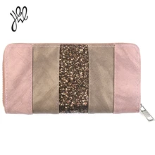 2018 New Vintage Leather Wallet Women Clutch Purse Fashion Long Zipper Lady Purse Brand Coin Purse Party Clutch Wallet Money