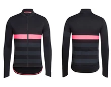 2017 Otoño Largo y Delgado Transpirable Equipo Katusha maillots de Tres Bolsillos Tela De Carreras MTB Ropa Ciclismo Maillot Bicicleta de GEL