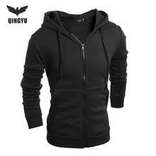 Hot 2017 New Arrival Casual Men Winter Hoodies Male Hoodie Sweatshirts High Quality zipper Slim Hooded Brands Men’s Coat XXL YJ