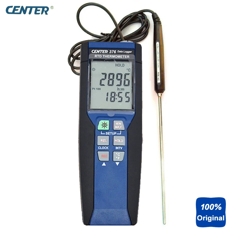 High Precision Thermometer Platinum Resistance Thermometer CENTER376in