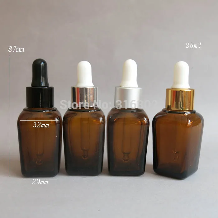 Download 20/lot 25ml Square Amber Glass Essential Oil Bottle With ... Yellowimages Mockups